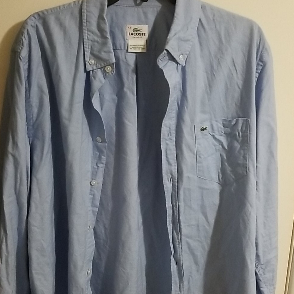 Lacoste chambray shirt